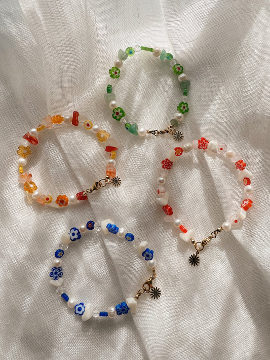 DOLCE VITA - pearls and mixed quartz bracelet