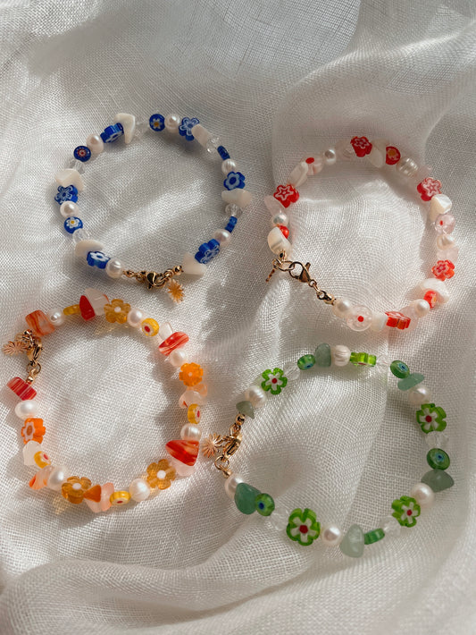DOLCE VITA - pearls and mixed quartz bracelet