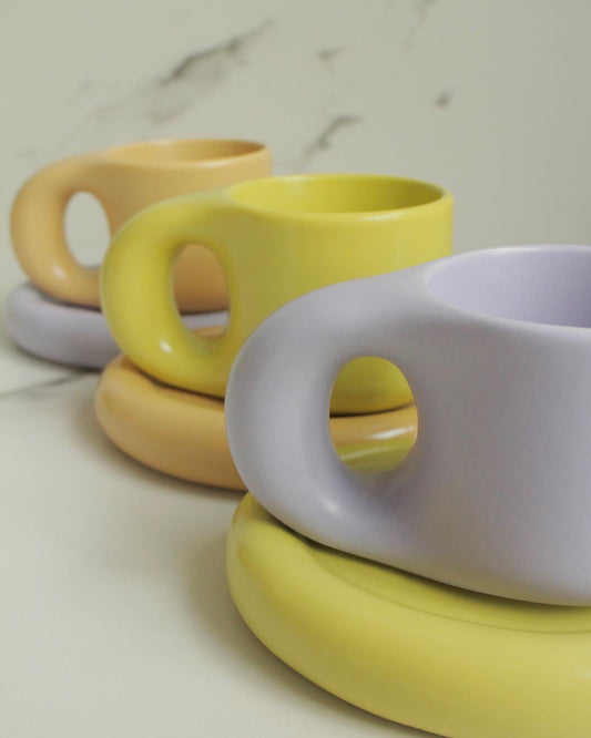 ASTRID - chunky mug with coaster