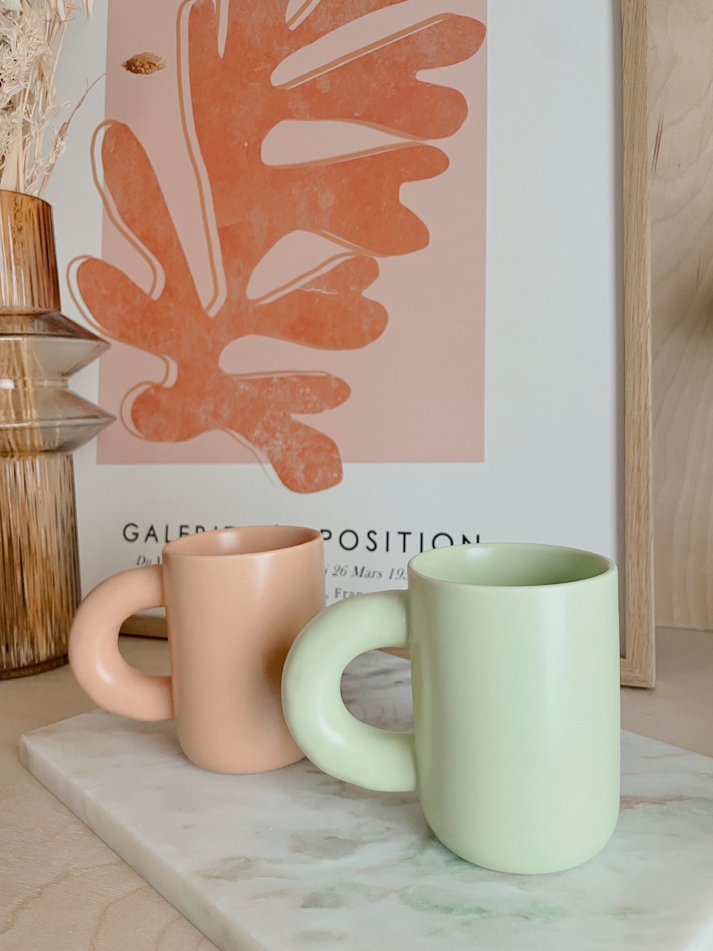 ANNA - ceramic mug with chunky handle