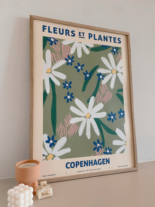 COPENHAGEN Fleurs et Plantes - Zoe Wodarz print 50x70